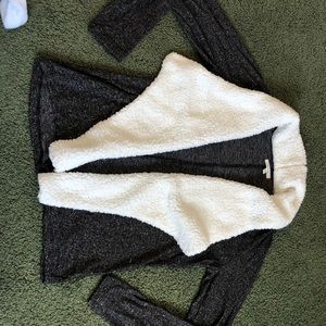 Fuzzy cardigan